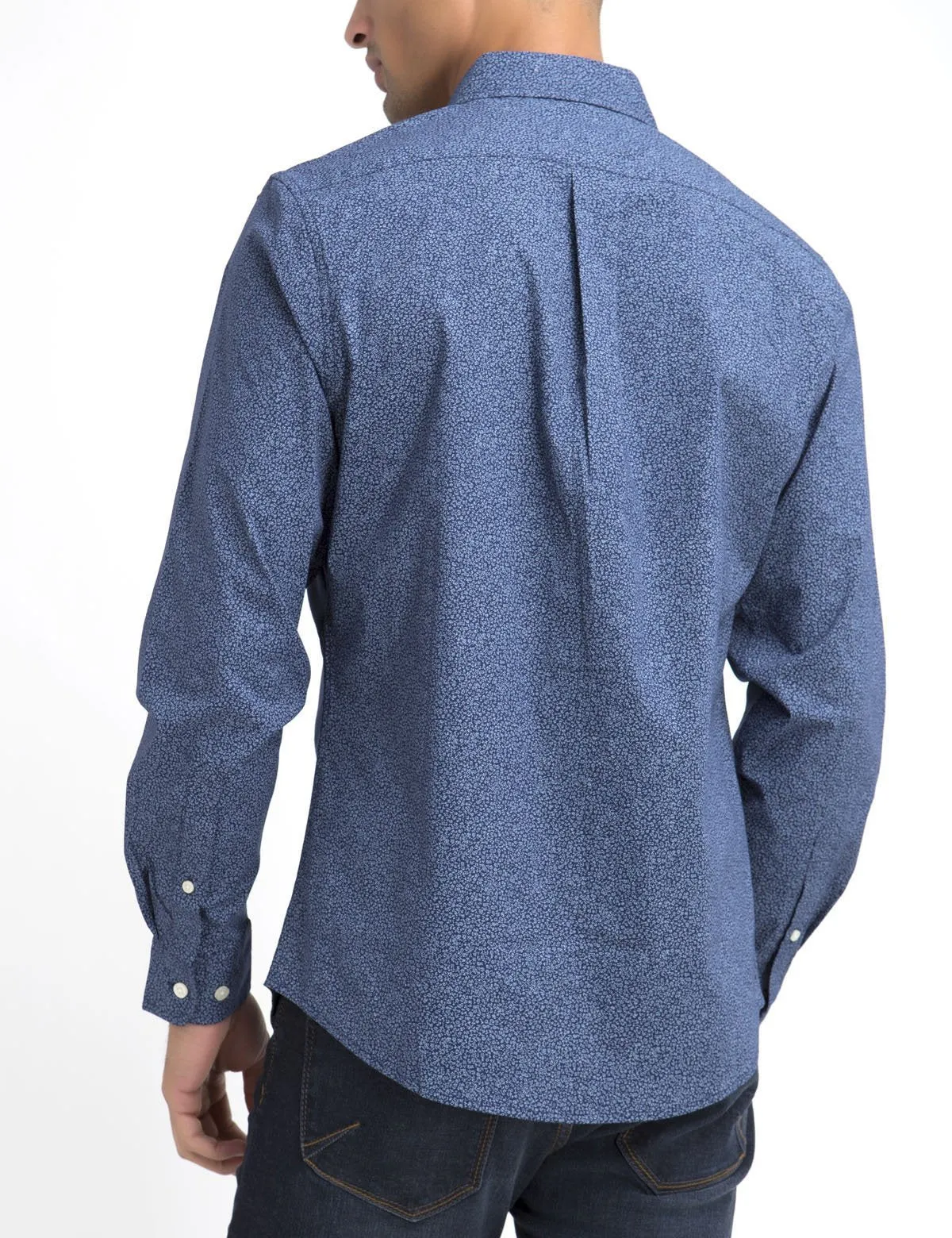 STRETCH FIT FLORAL SHIRT IN POPLIN sold by U.S. Polo Assn. product image thumbnail 3