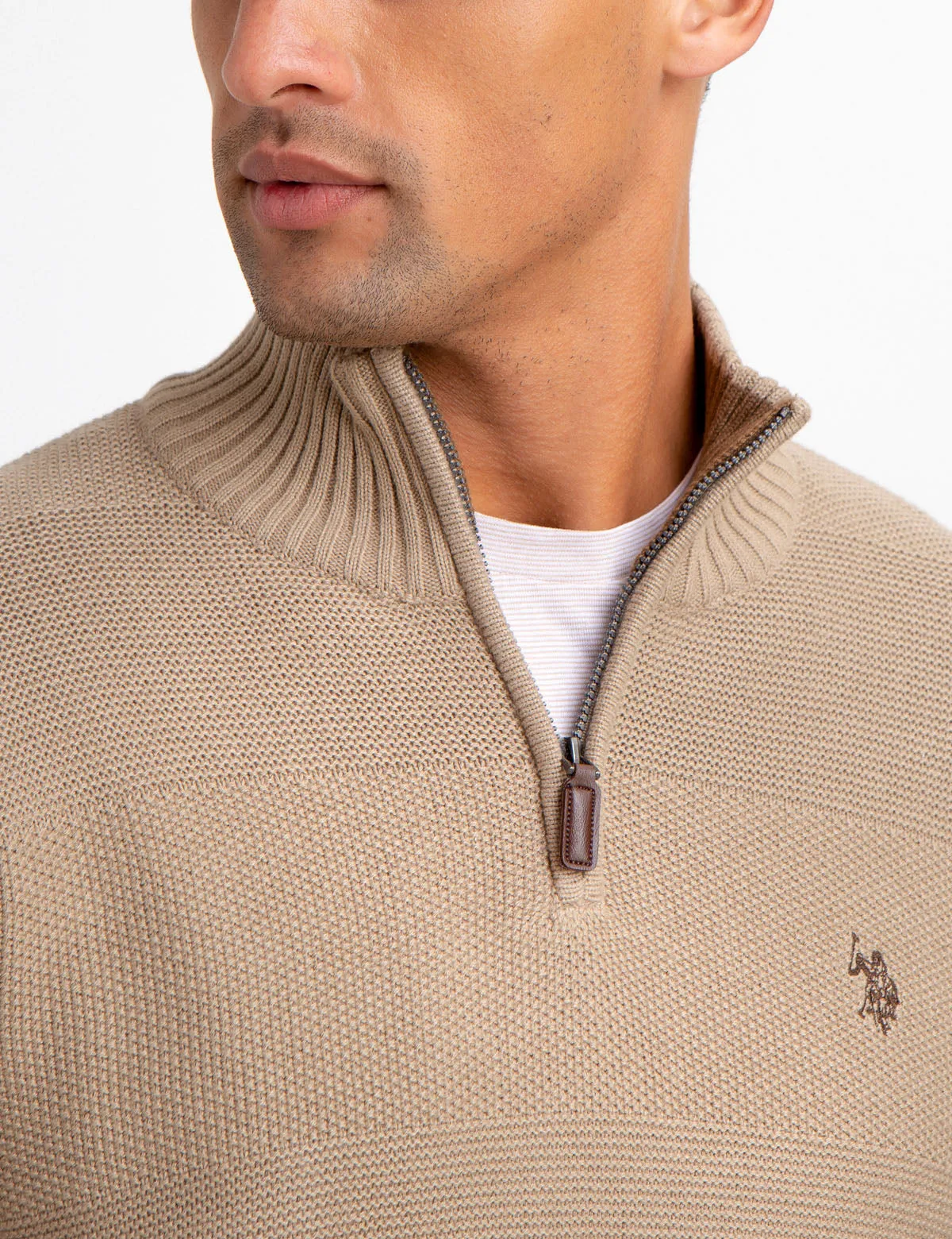 QUARTER ZIP SWEATER sold by U.S. Polo Assn. product image thumbnail 5