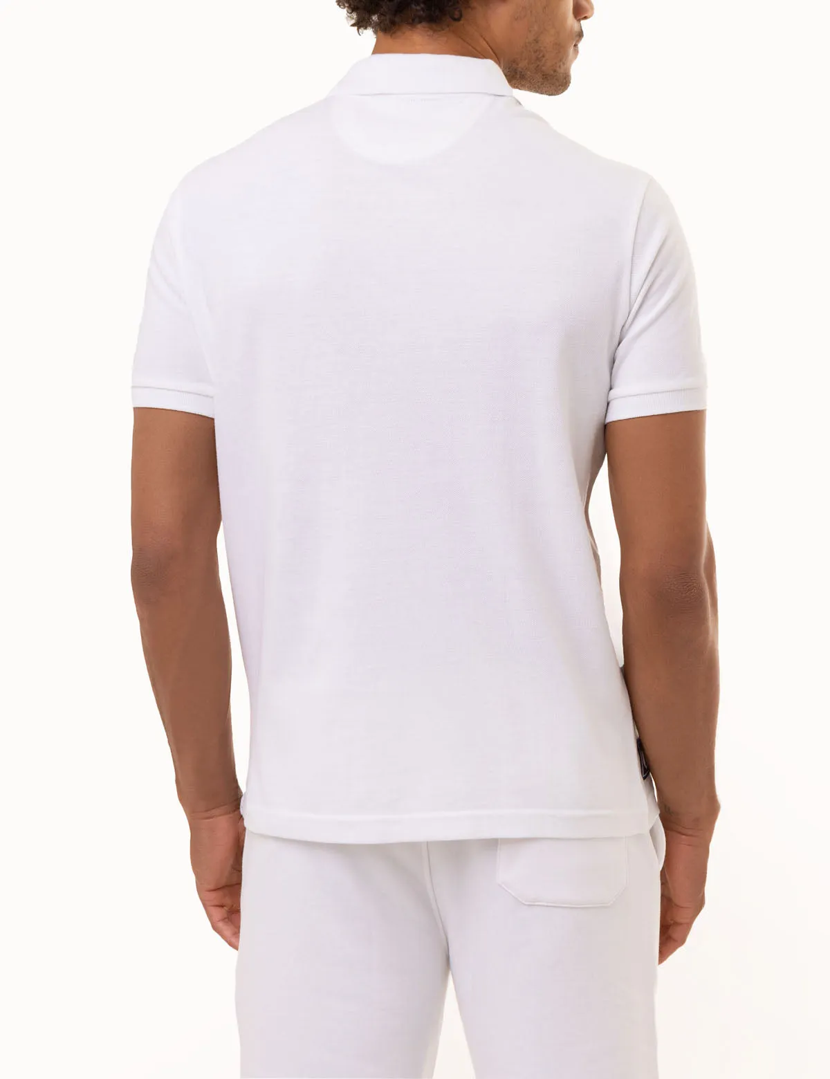 PIECED DIAGONAL SASH PIQUE POLO SHIRT sold by U.S. Polo Assn. product image thumbnail 2