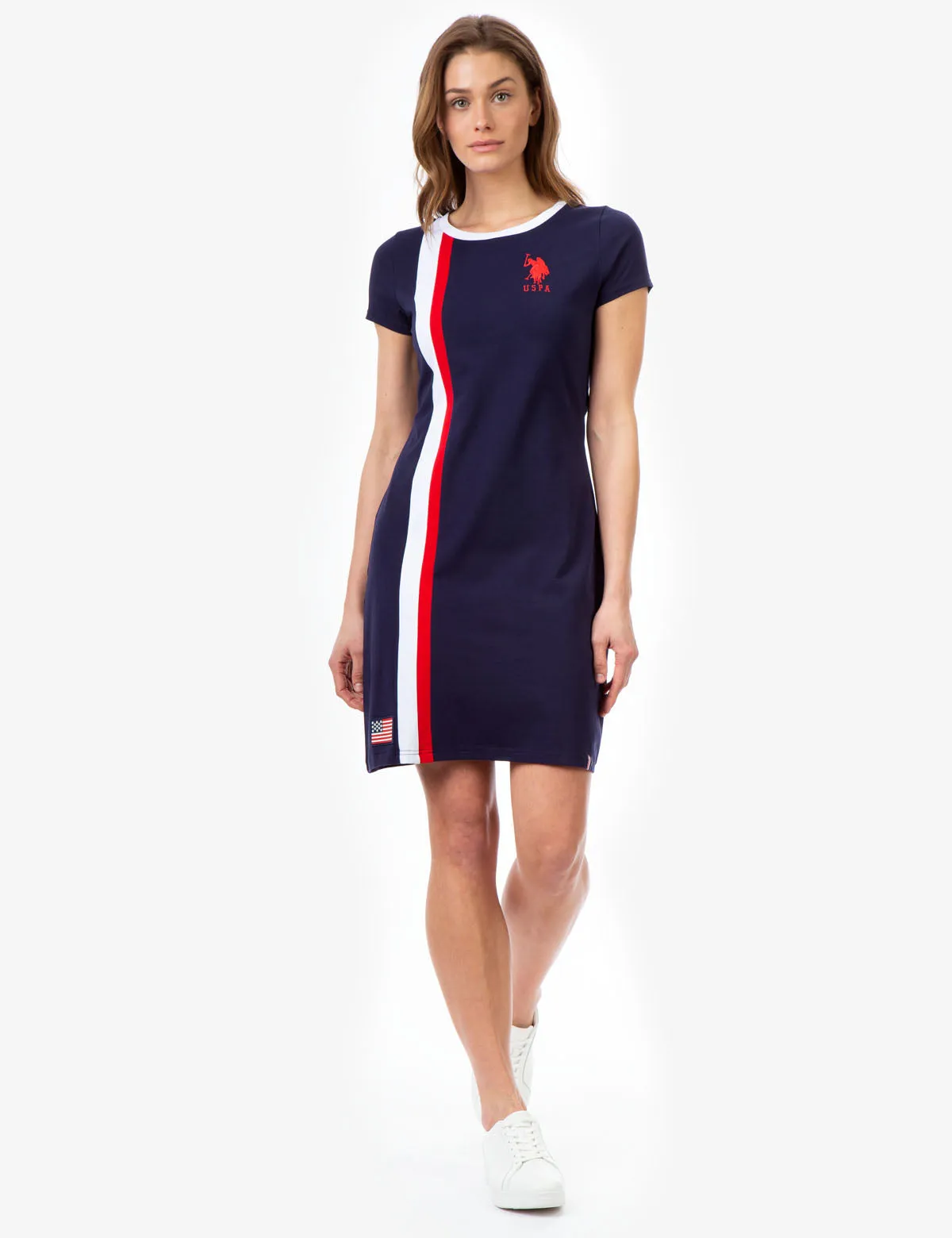 STRIPE FLAG RINGER DRESS sold by U.S. Polo Assn. product image thumbnail 2
