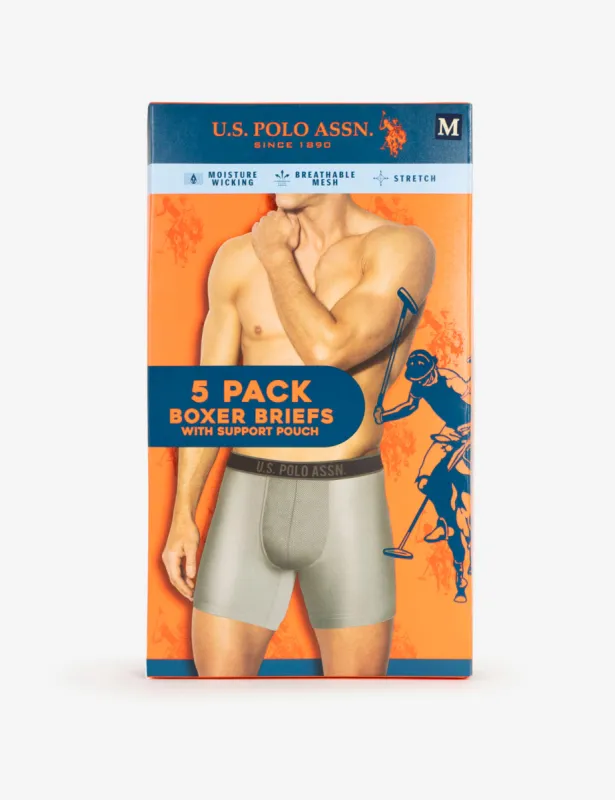 5 PACK STRETCH BOXER BRIEFS sold by U.S. Polo Assn.