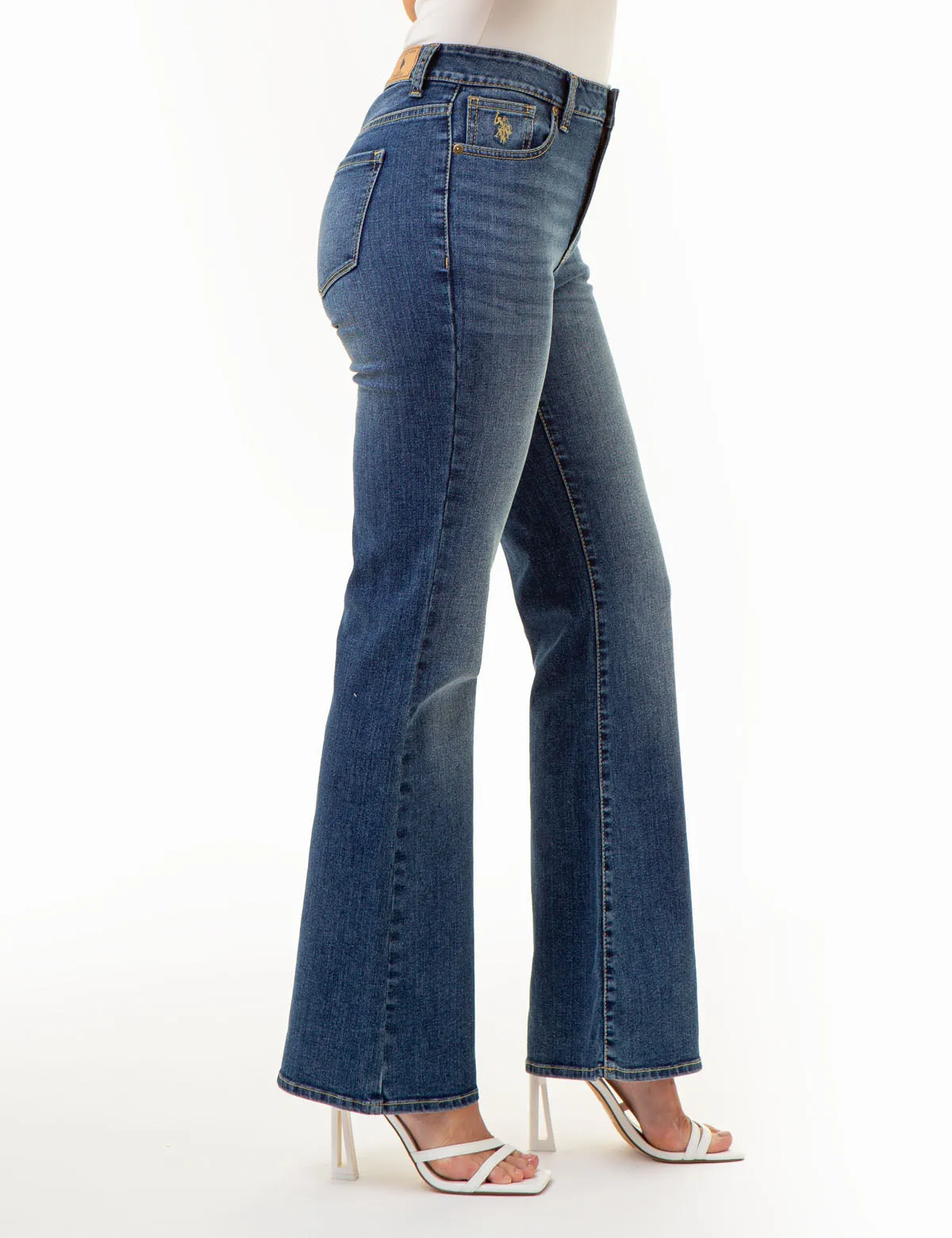 HIGH RISE FLARE JEANS sold by U.S. Polo Assn. product image thumbnail 5