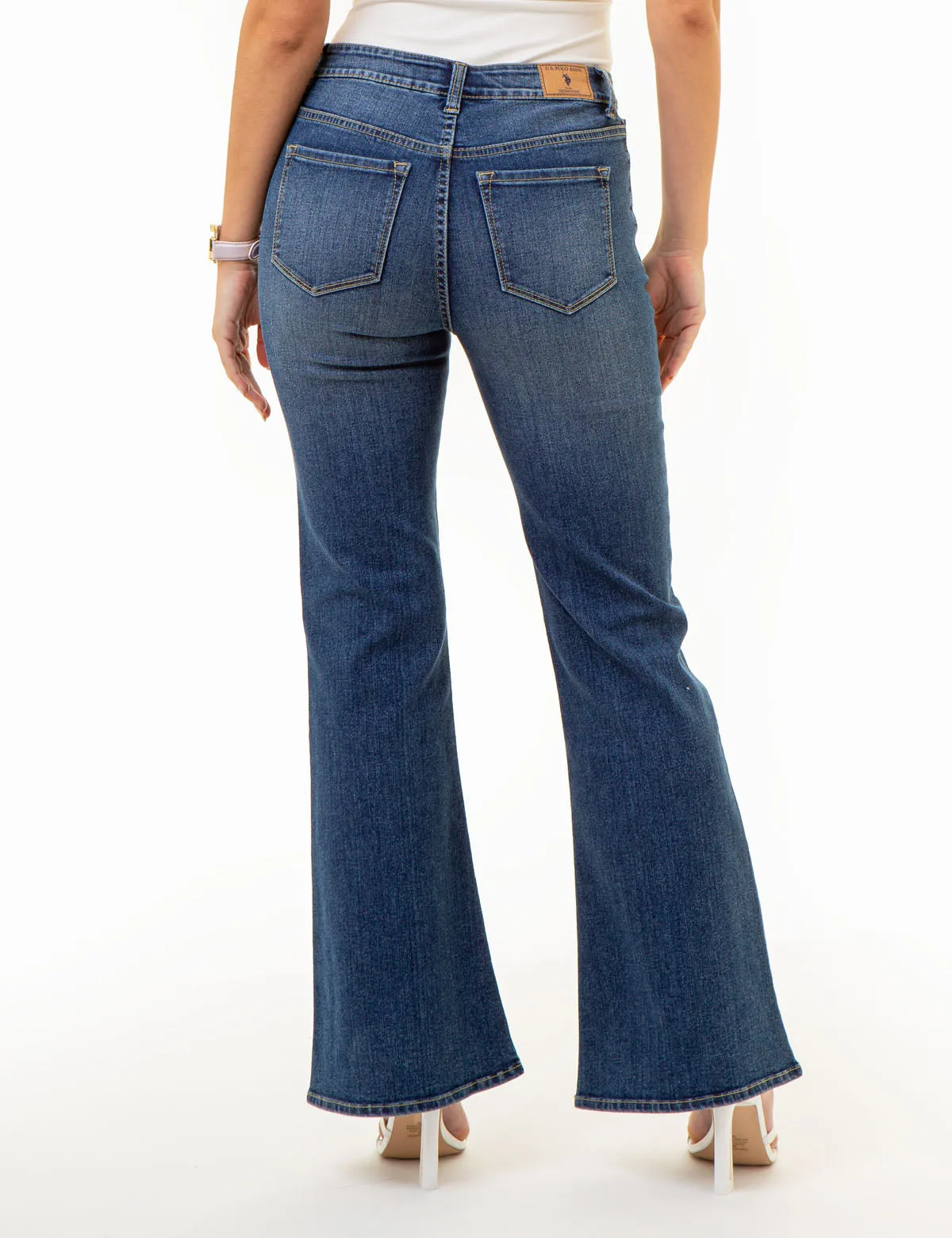 HIGH RISE FLARE JEANS sold by U.S. Polo Assn. product image thumbnail 4