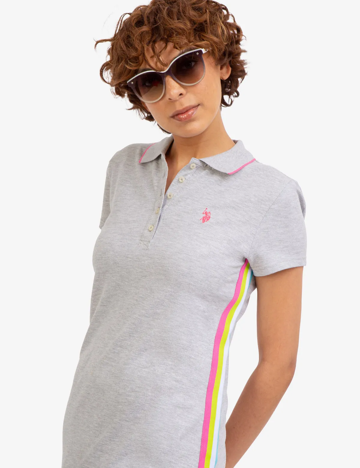 SIDE STRIPE POLO DRESS sold by U.S. Polo Assn. product image thumbnail 5