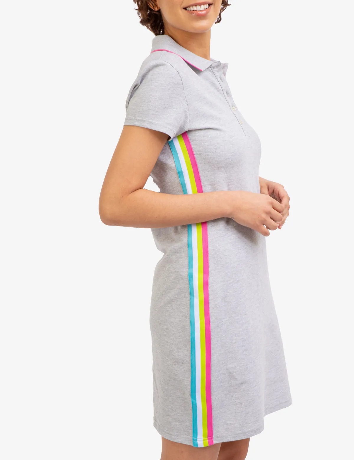 SIDE STRIPE POLO DRESS sold by U.S. Polo Assn. product image thumbnail 3