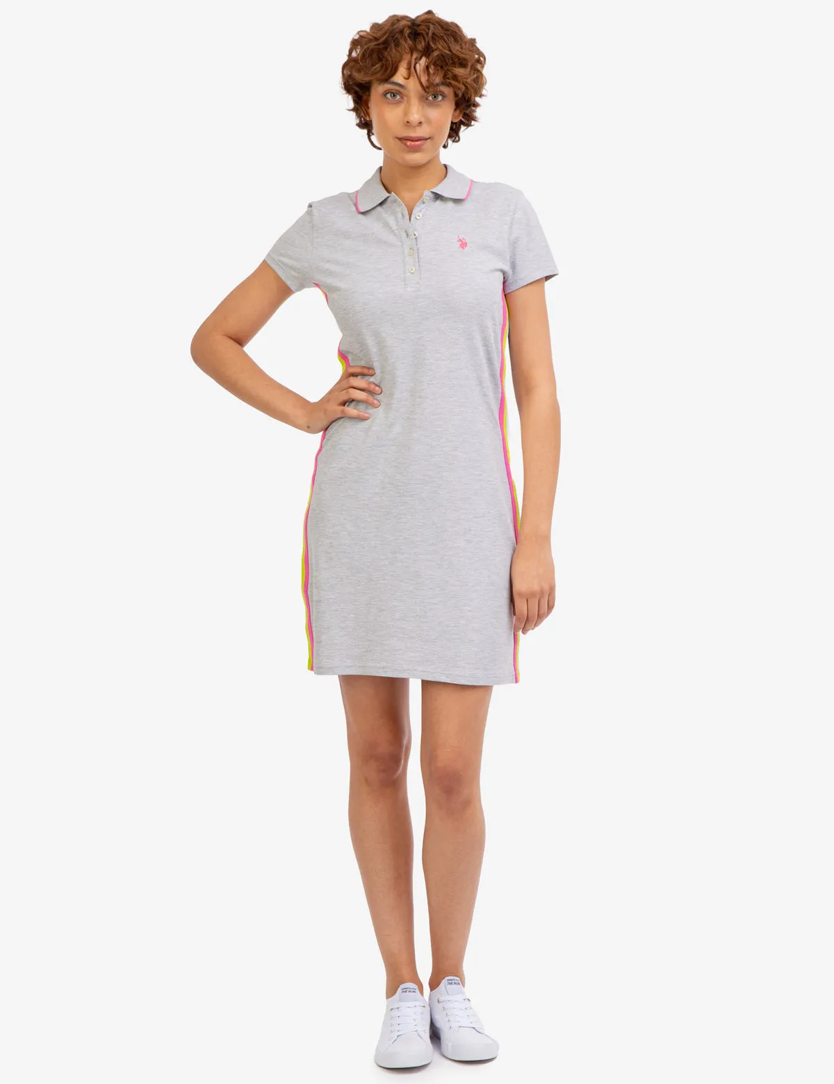 SIDE STRIPE POLO DRESS sold by U.S. Polo Assn. product image thumbnail 2