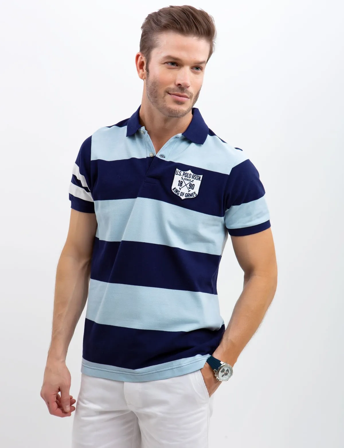 PATCH RUGBY POLO SHIRT sold by U.S. Polo Assn.