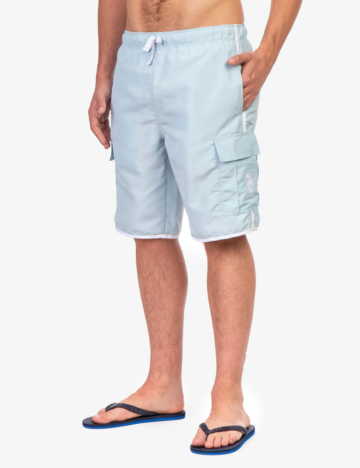 SIDE STRIPE CARGO SWIM TRUNKS sold by U.S. Polo Assn. product image thumbnail 5