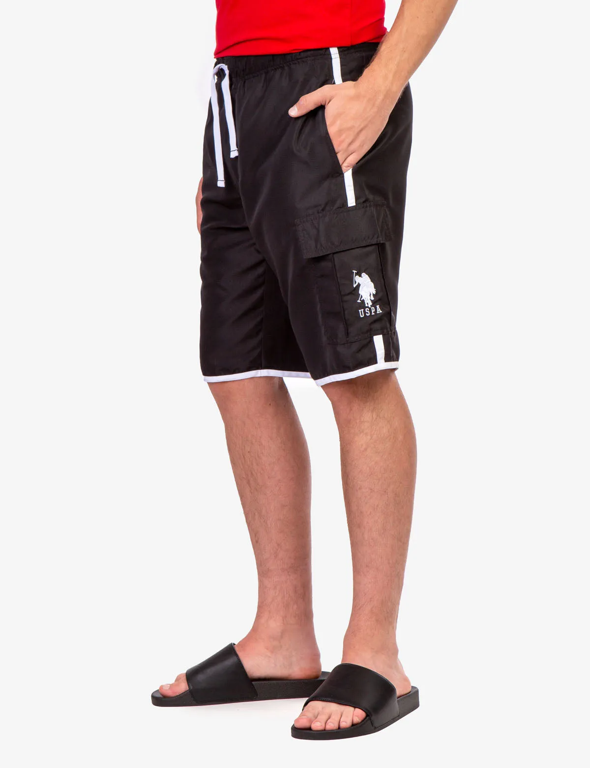 SIDE STRIPE CARGO SWIM TRUNKS sold by U.S. Polo Assn. product image thumbnail 3