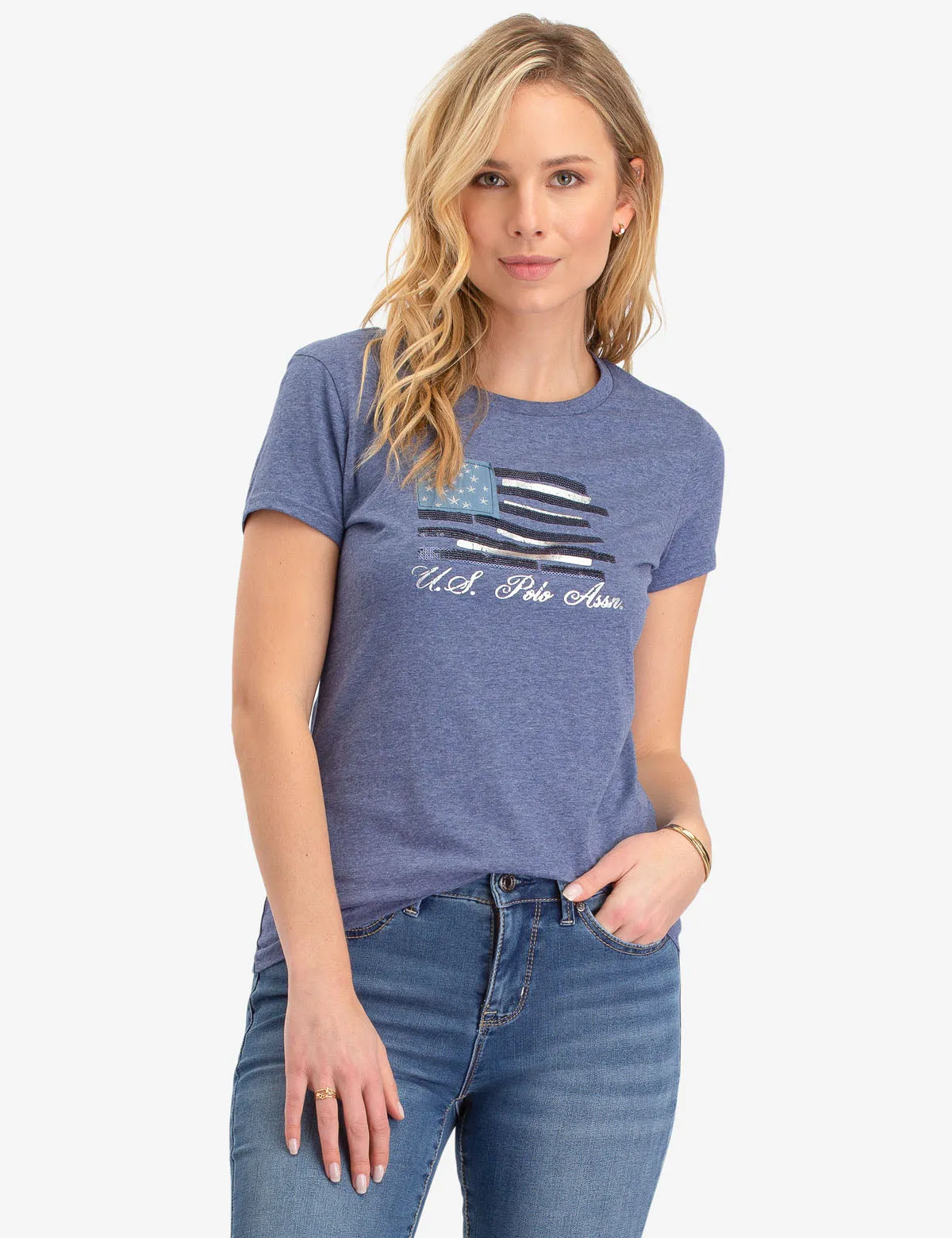 FOIL FLAG GRAPHIC T-SHIRT sold by U.S. Polo Assn. product image thumbnail 4