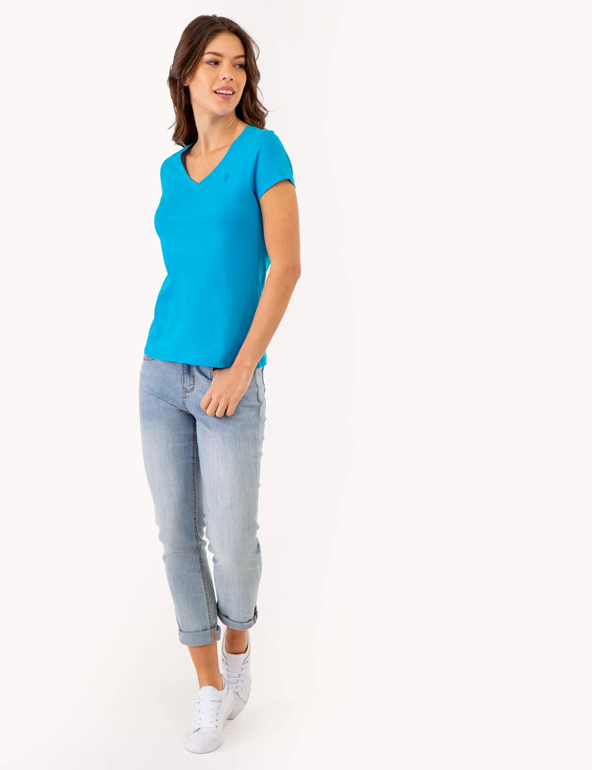 V-NECK T-SHIRT sold by U.S. Polo Assn. product image thumbnail 2