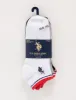 MENS 3PK ASSORTED TIPPED LOW CUT SOCKS sold by U.S. Polo Assn.