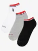 MENS 3PK ASSORTED TIPPED LOW CUT SOCKS sold by U.S. Polo Assn.