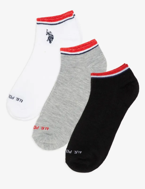 MENS 3PK ASSORTED TIPPED LOW CUT SOCKS sold by U.S. Polo Assn.