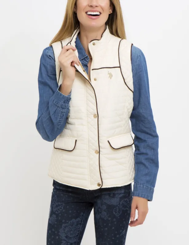 PIPED MULTI QUILT VEST sold by U.S. Polo Assn.