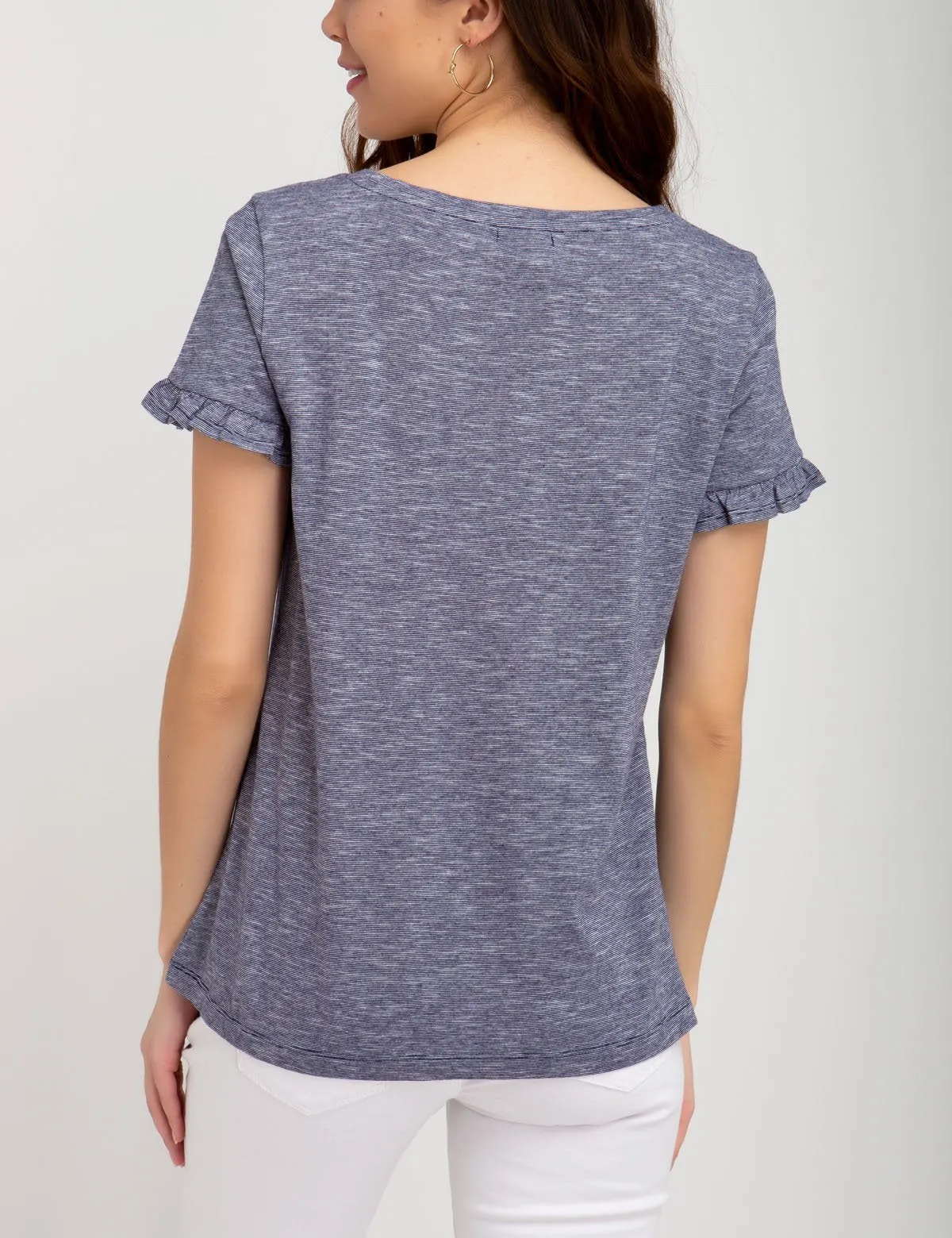 FLUTTER SLEEVE SCOOP TOP sold by U.S. Polo Assn. product image thumbnail 3