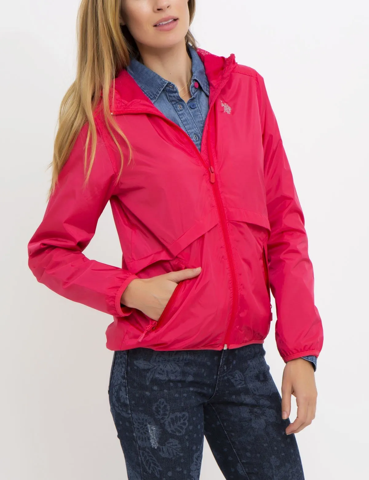 HOODED WINDBREAKER JACKET sold by U.S. Polo Assn. product image thumbnail 5