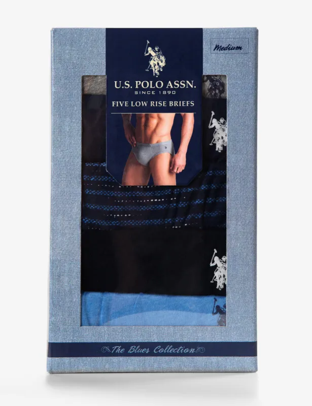 Blue Collection 5PK Low Rise Briefs sold by U.S. Polo Assn.