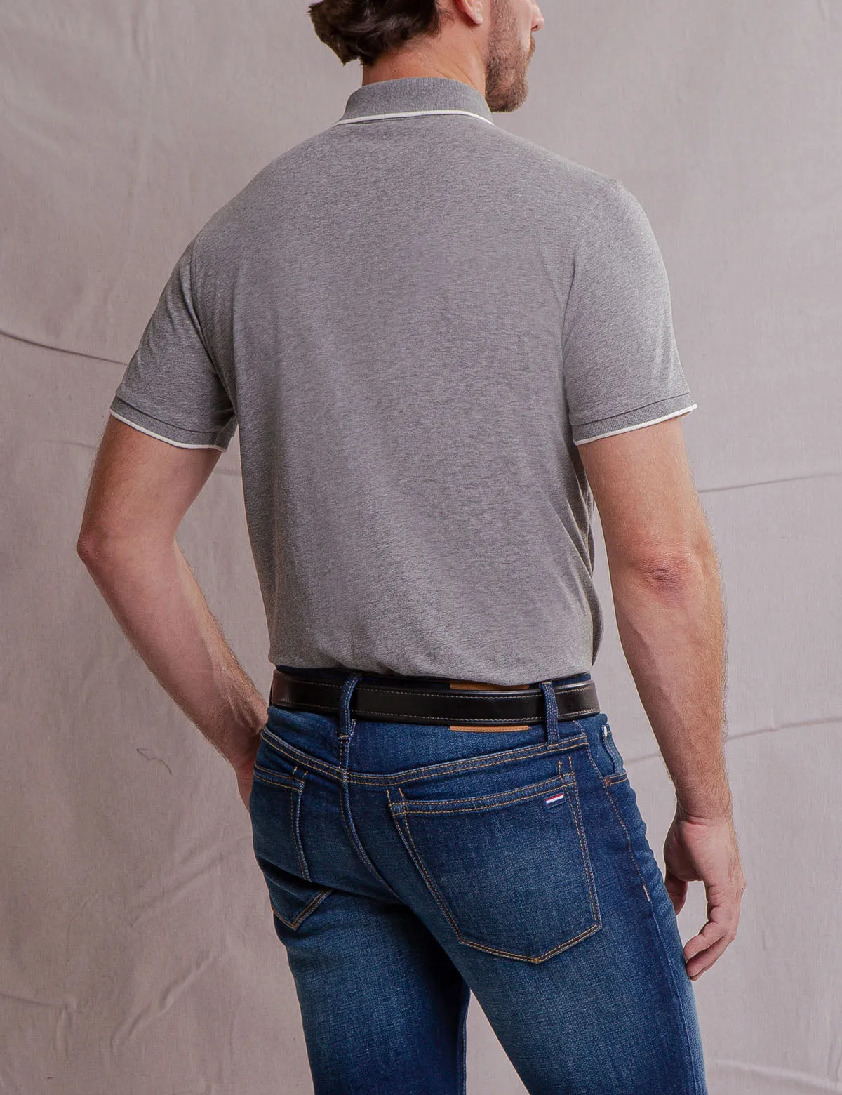 WHITE LABEL MERCERIZED COTTON POLO SHIRT sold by U.S. Polo Assn. product image thumbnail 4