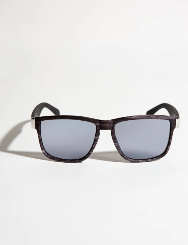 MEN'S RECTANGULAR WOOD FRAME SUNGLASSES sold by U.S. Polo Assn.