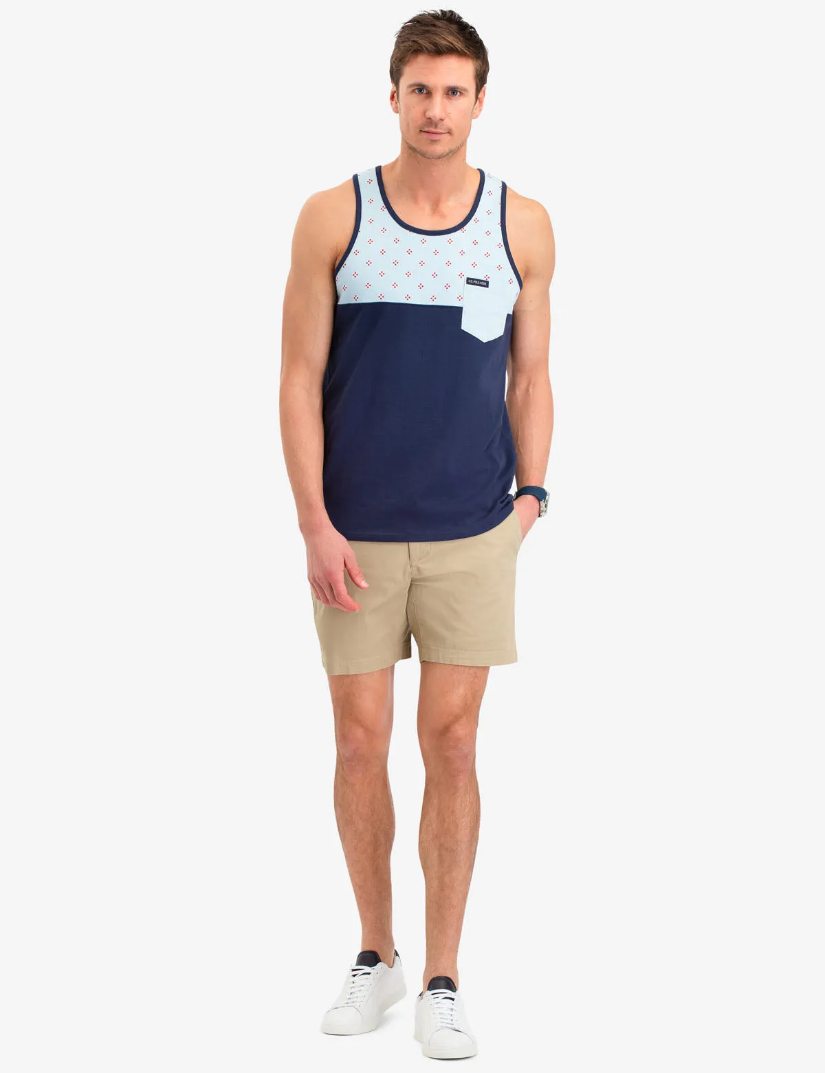 LIFE PRESERVER COLORBLOCK TANK sold by U.S. Polo Assn. product image thumbnail 2