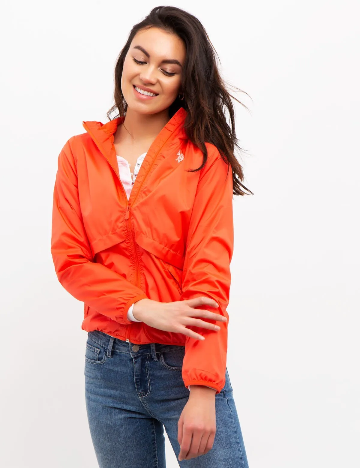 HOODED WINDBREAKER sold by U.S. Polo Assn. product image thumbnail 2