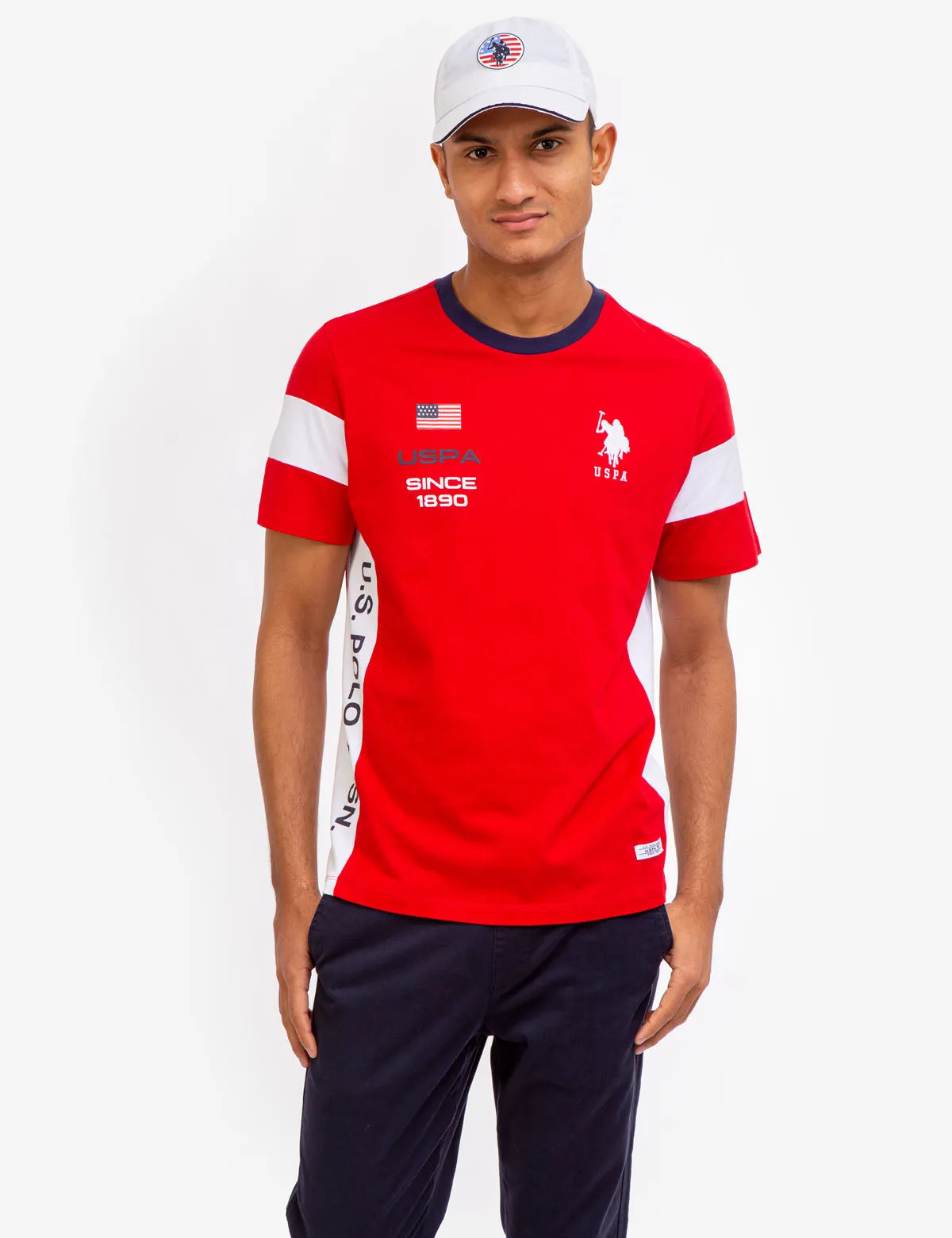 USPA COLORBLOCK JERSEY T-SHIRT sold by U.S. Polo Assn. product image thumbnail 2