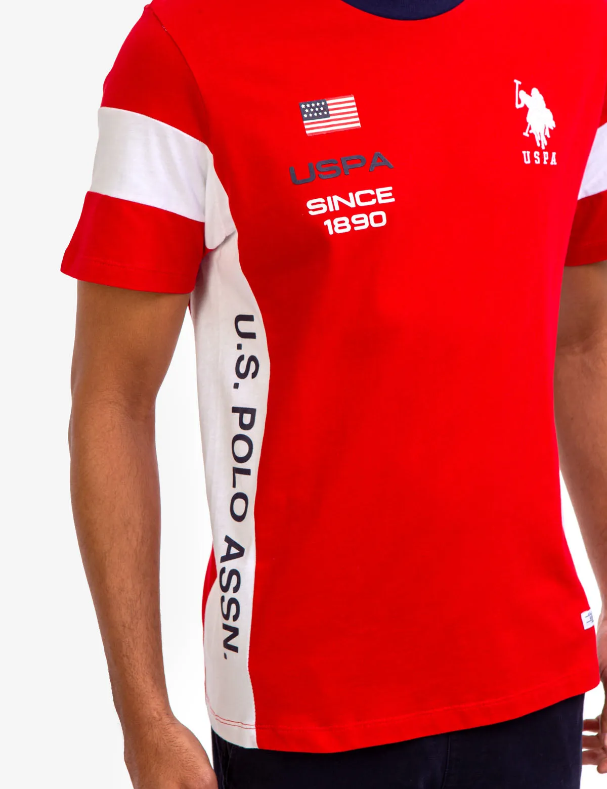 USPA COLORBLOCK JERSEY T-SHIRT sold by U.S. Polo Assn. product image thumbnail 5
