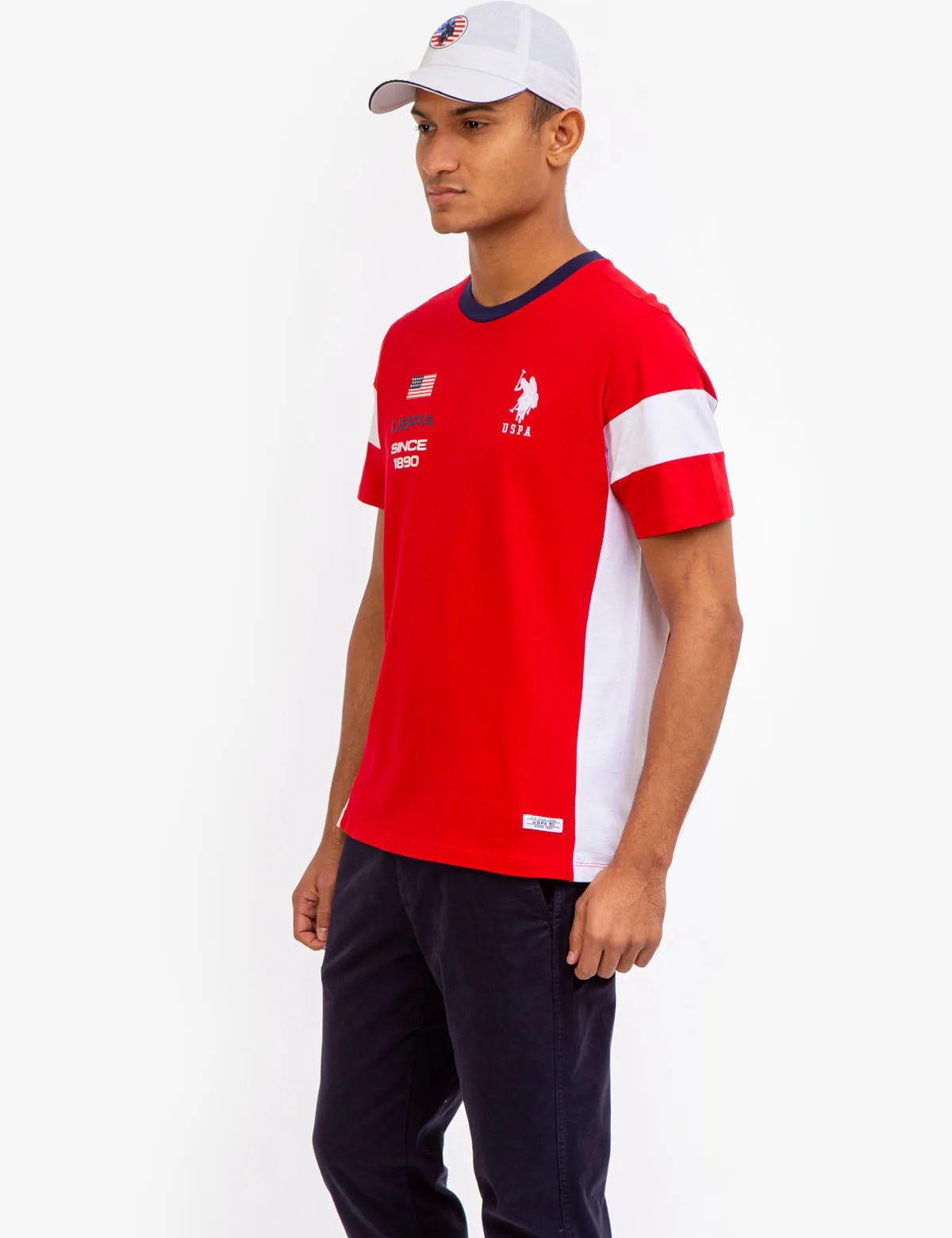 USPA COLORBLOCK JERSEY T-SHIRT sold by U.S. Polo Assn. product image thumbnail 4