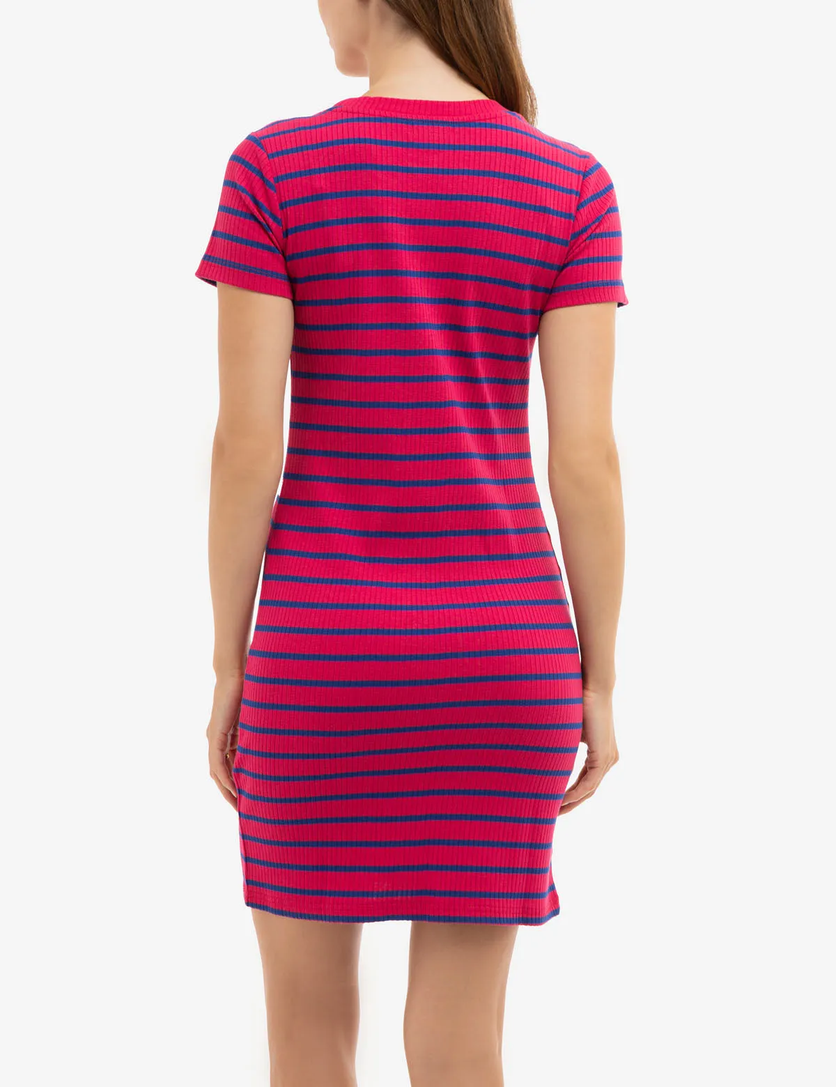 HORIZONTAL STRIPE SHORT SLEEVE DRESS sold by U.S. Polo Assn. product image thumbnail 4