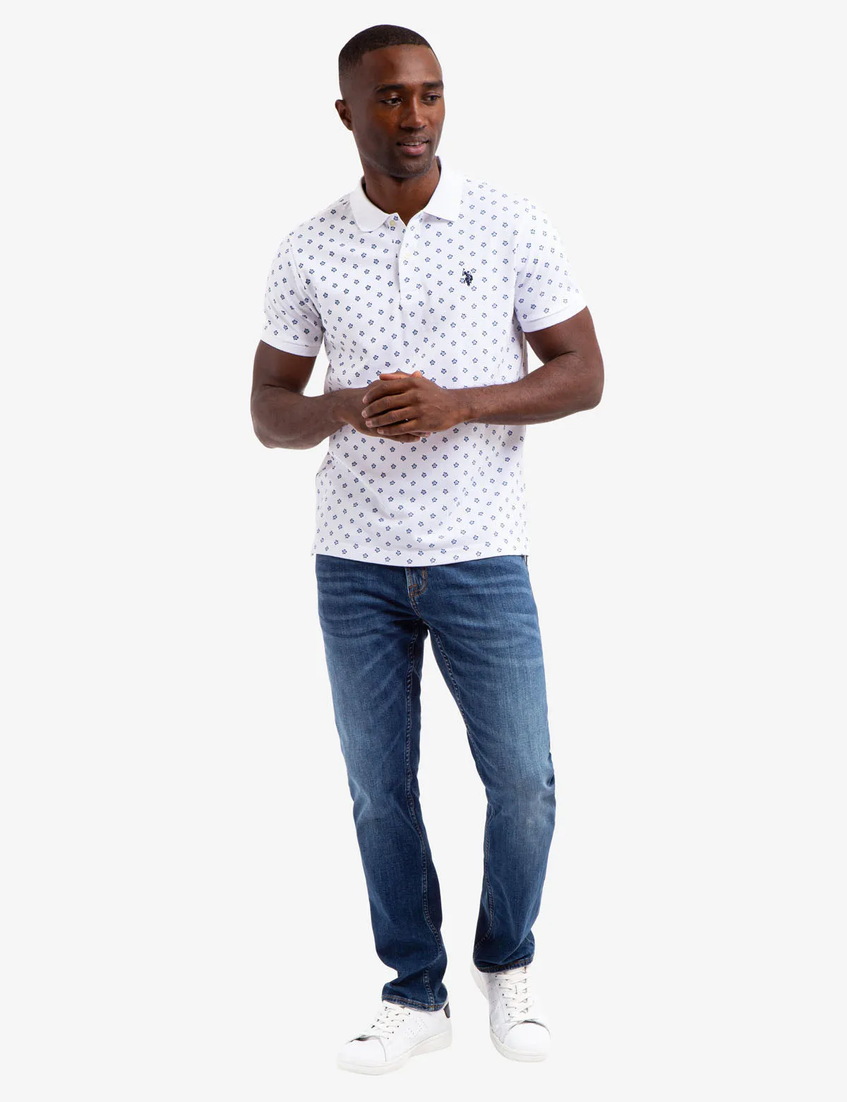 FLORAL PRINT POLO SHIRT sold by U.S. Polo Assn. product image thumbnail 3