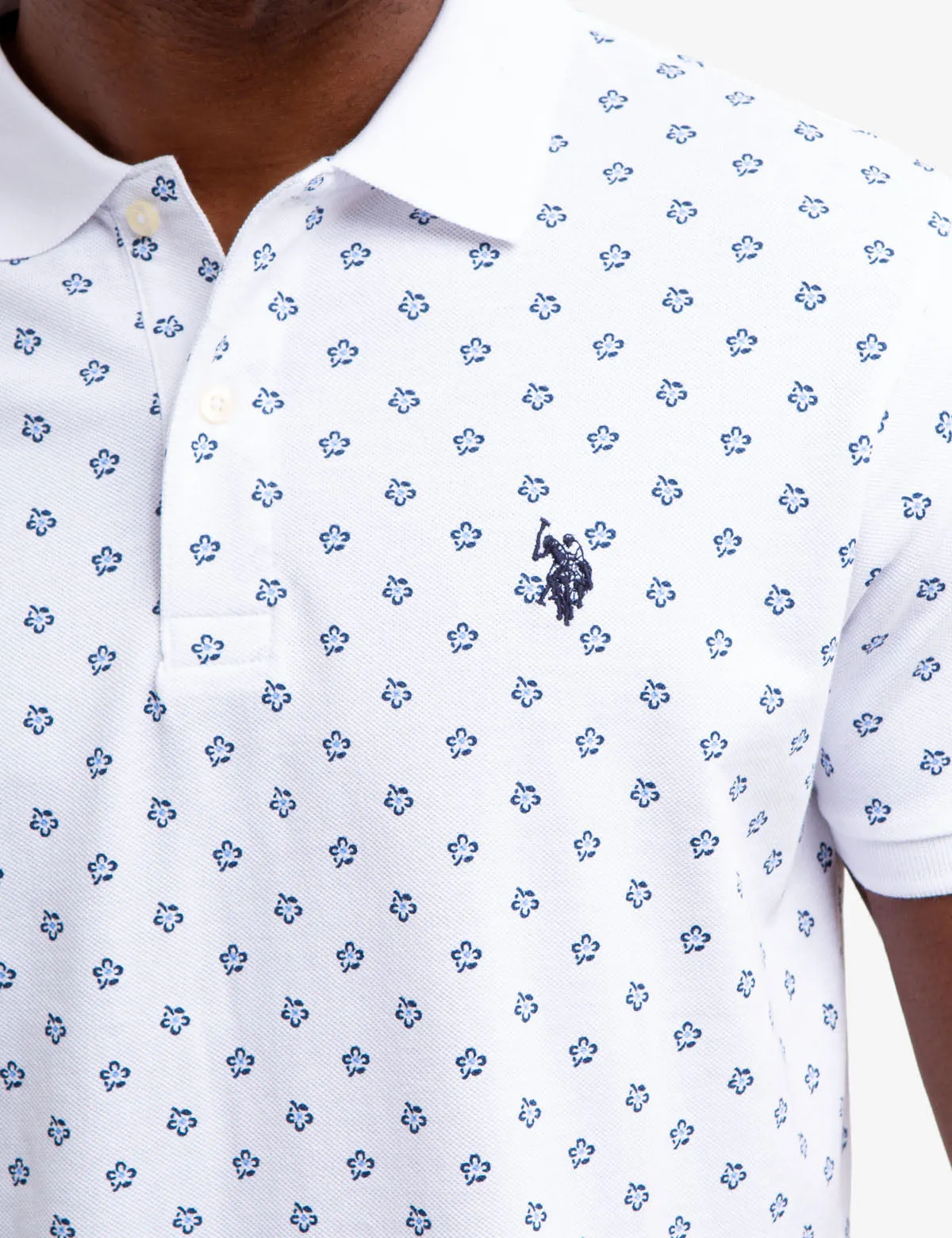 FLORAL PRINT POLO SHIRT sold by U.S. Polo Assn. product image thumbnail 2