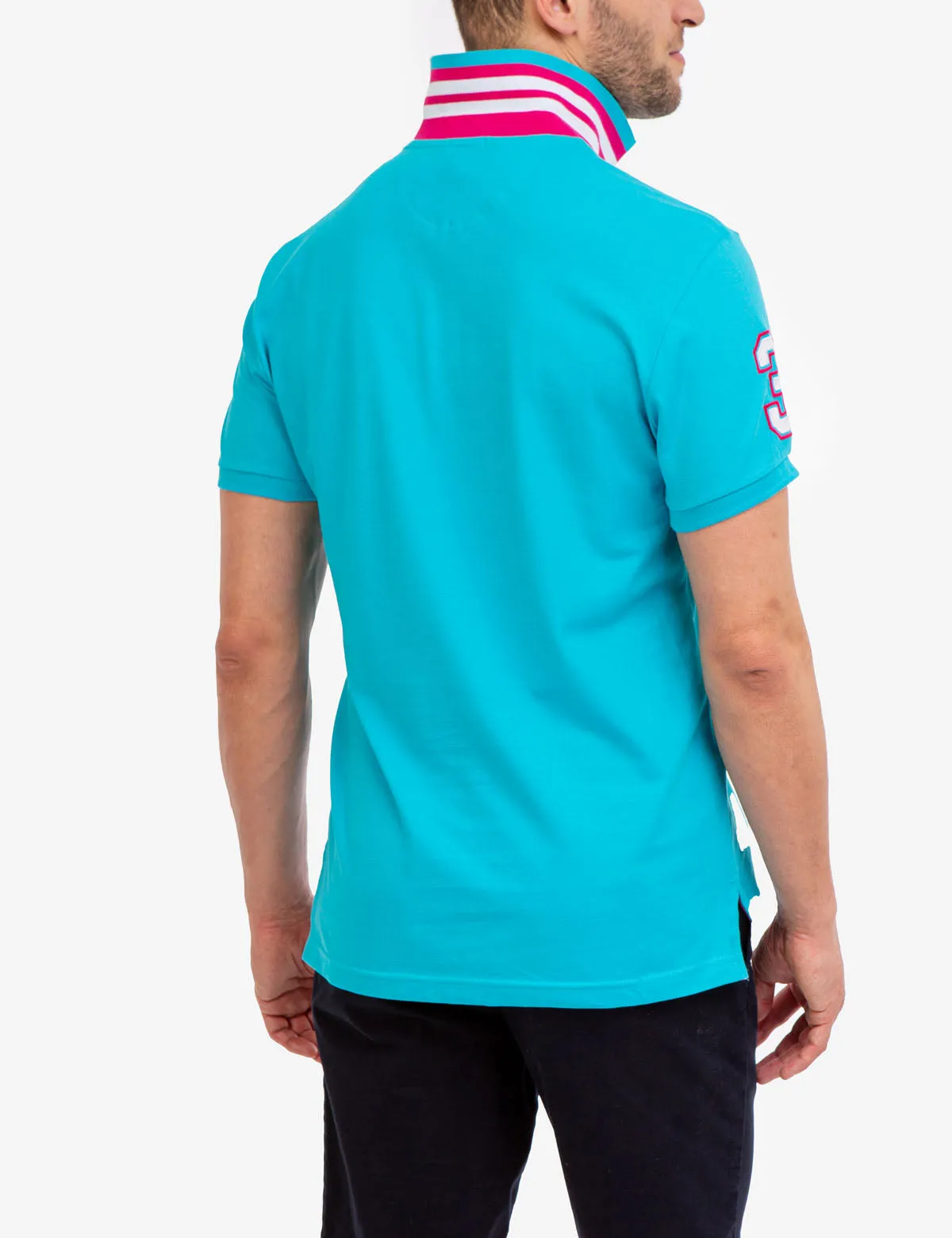 SLIM FIT STRETCH POLO SHIRT sold by U.S. Polo Assn. product image thumbnail 3