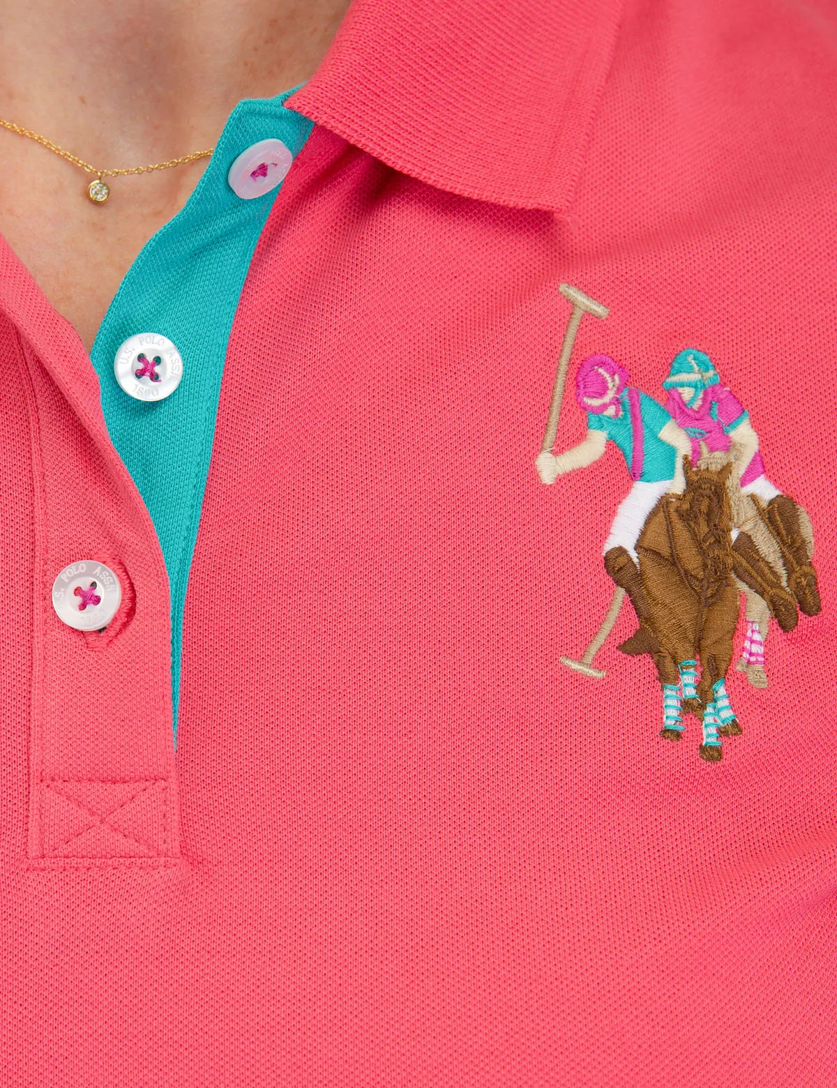 MULTI COLOR PIQUE POLO SHIRT sold by U.S. Polo Assn. product image thumbnail 4