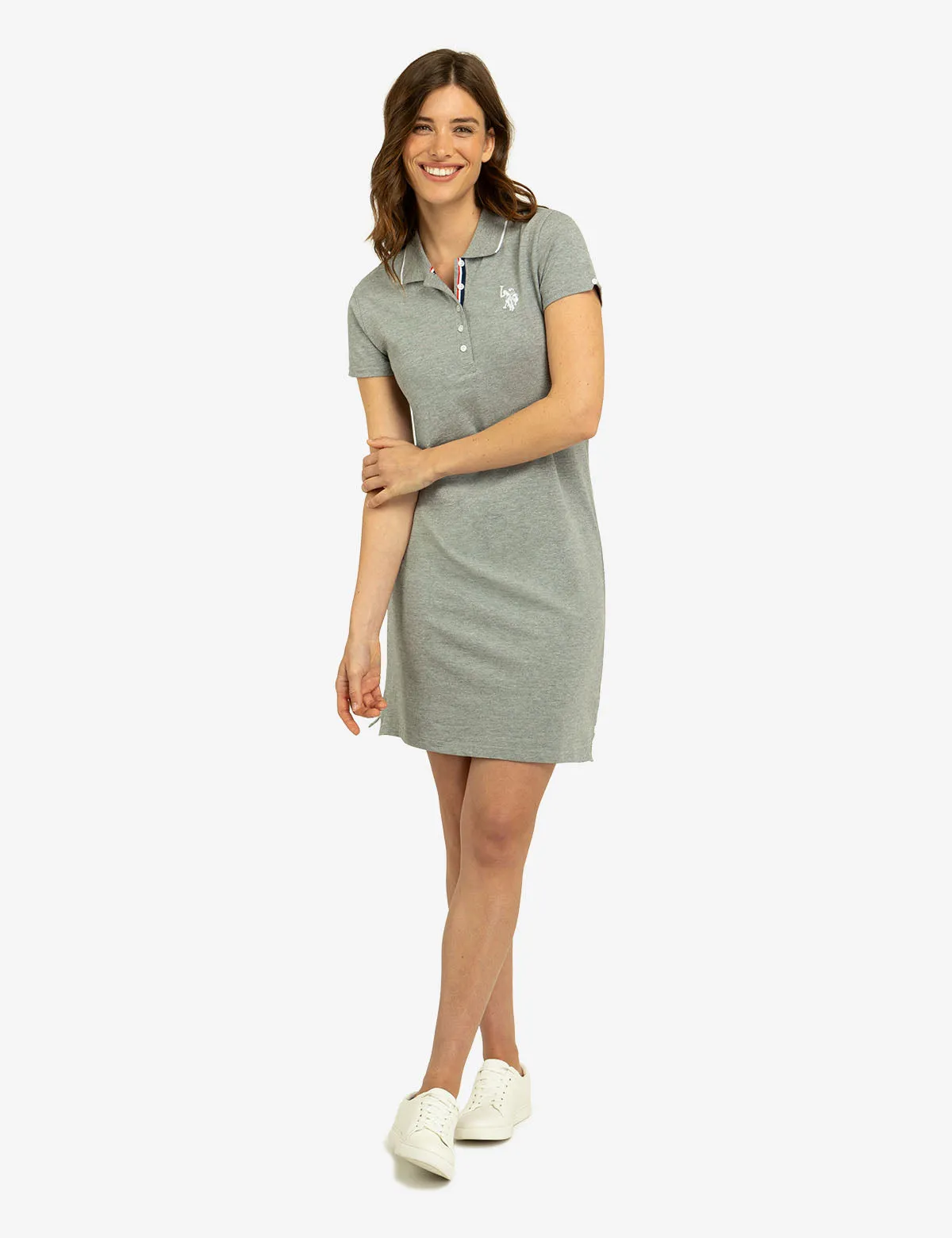 TIPPED POLO DRESS sold by U.S. Polo Assn. product image thumbnail 2
