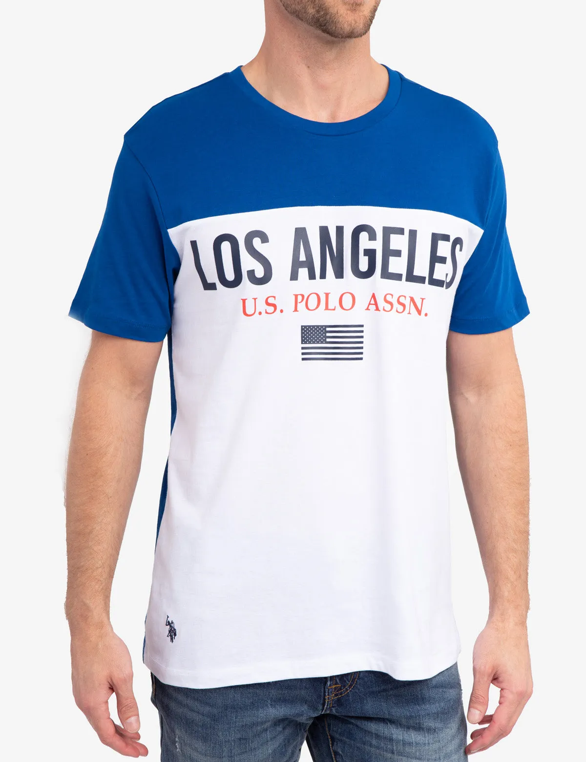 LOS ANGELES COLORBLOCK T-SHIRT sold by U.S. Polo Assn. product image thumbnail 4