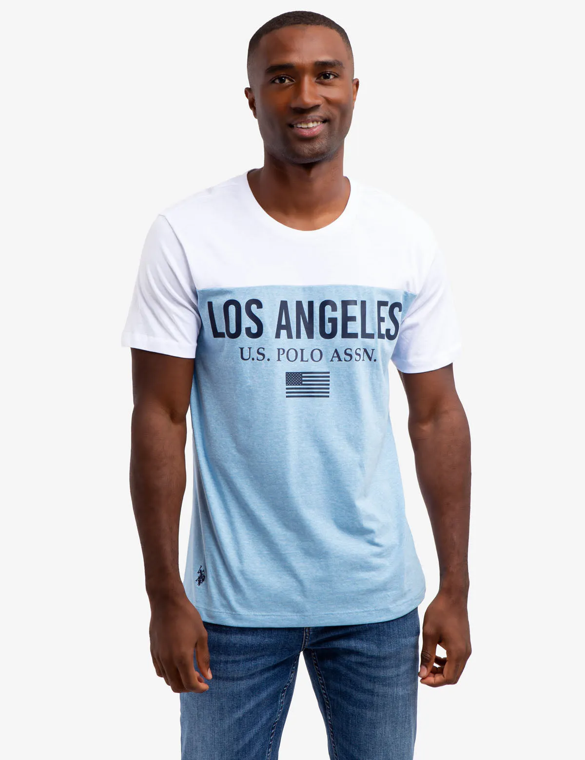 LOS ANGELES COLORBLOCK T-SHIRT sold by U.S. Polo Assn. product image thumbnail 5