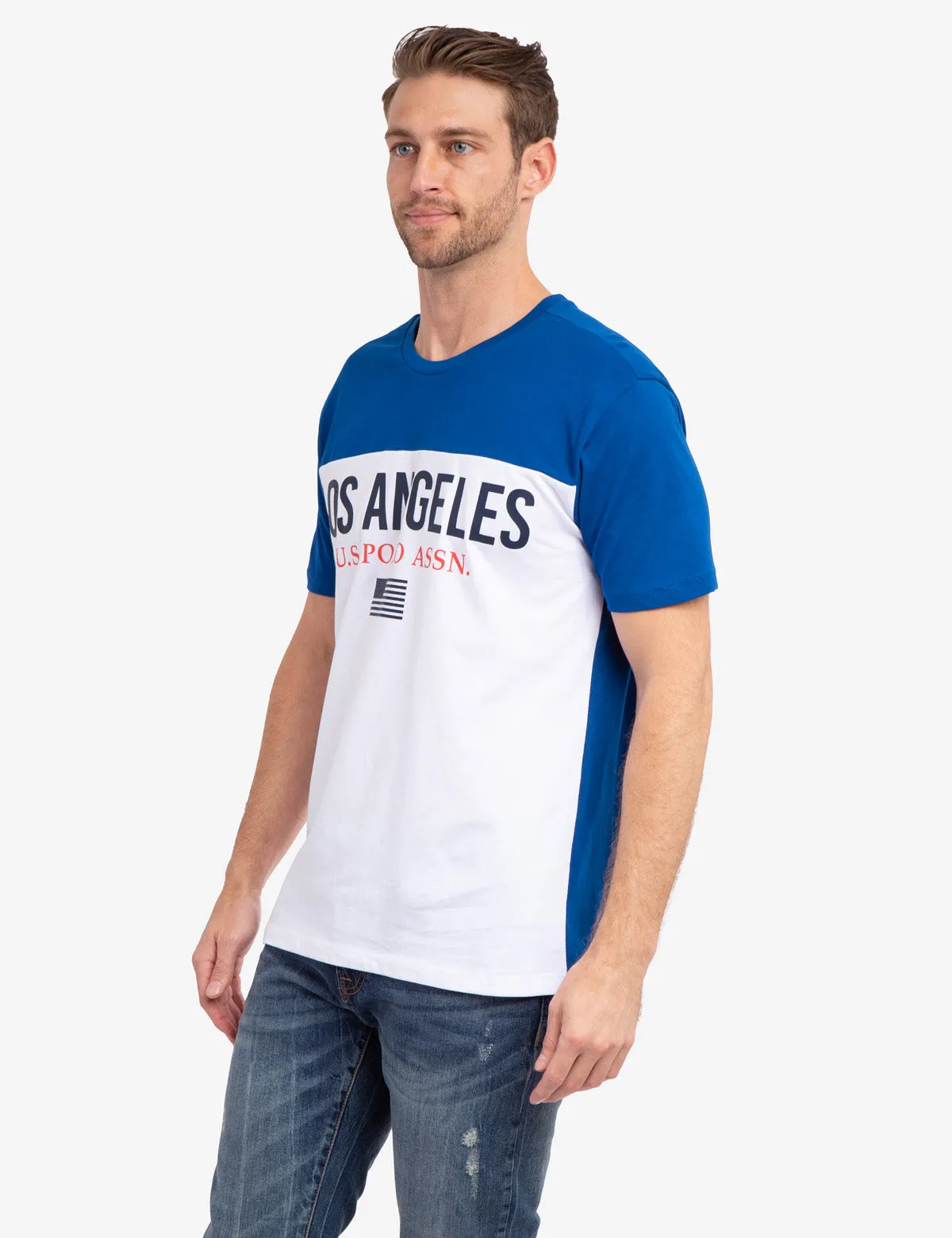 LOS ANGELES COLORBLOCK T-SHIRT sold by U.S. Polo Assn. product image thumbnail 2