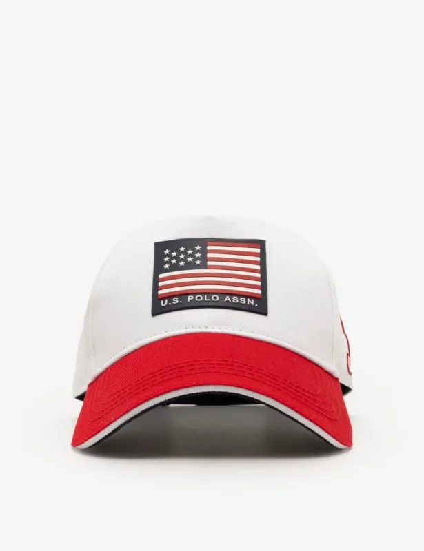 MENS RUBBERIZED FLAG LOGO HAT sold by U.S. Polo Assn.