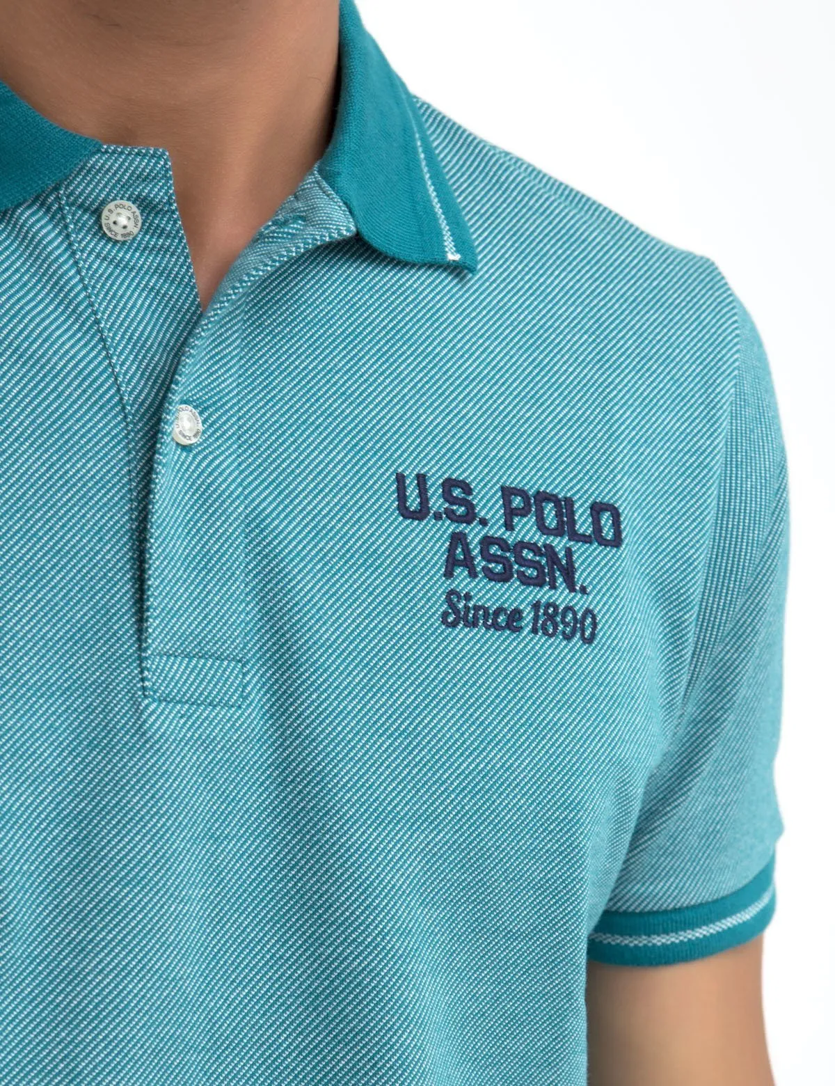 JACQUARD JERSEY POLO SHIRT sold by U.S. Polo Assn. product image thumbnail 4