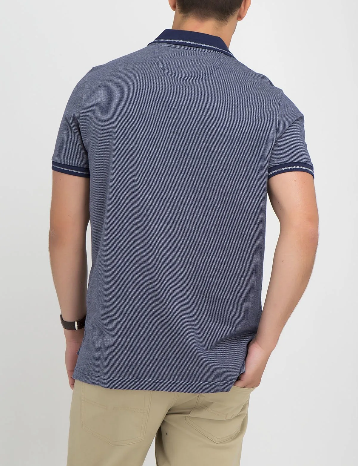JACQUARD JERSEY POLO SHIRT sold by U.S. Polo Assn. product image thumbnail 3
