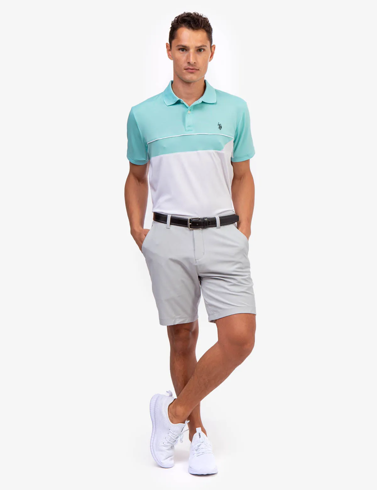 PIQUE COLORBLOCK POLO SHIRT sold by U.S. Polo Assn. product image thumbnail 2