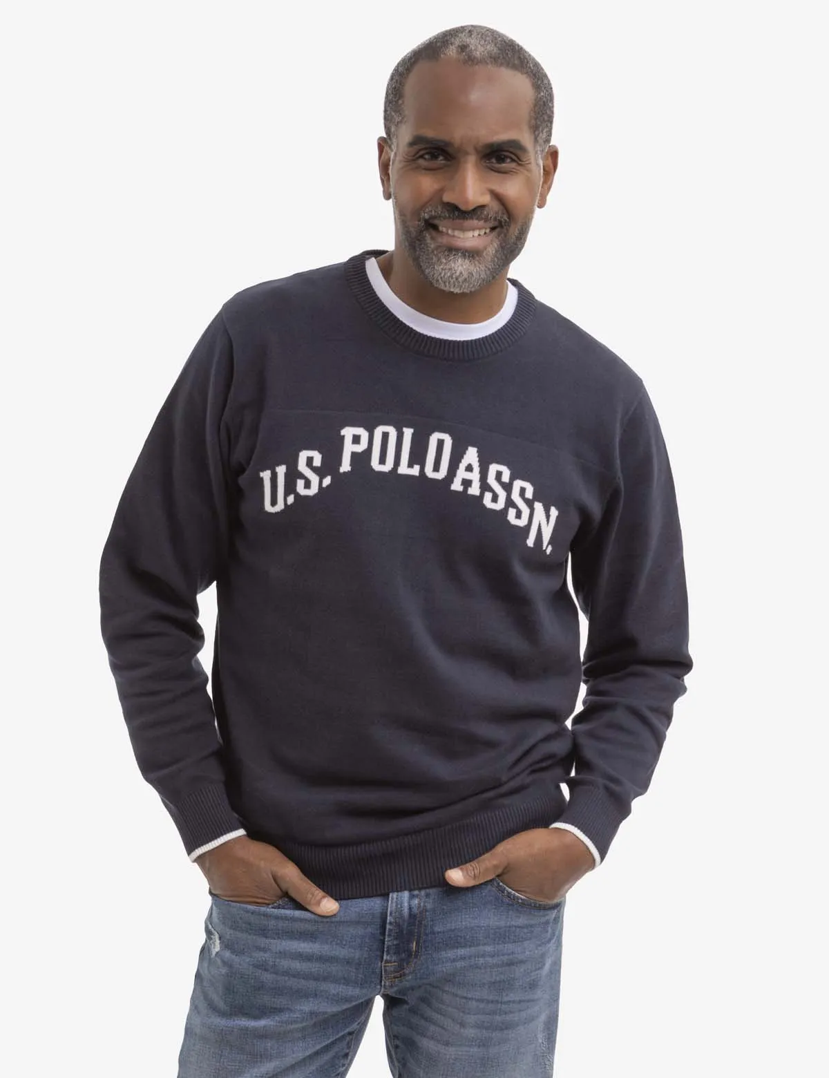 U.S. POLO ASSN. CHEST LOGO SWEATER sold by U.S. Polo Assn.