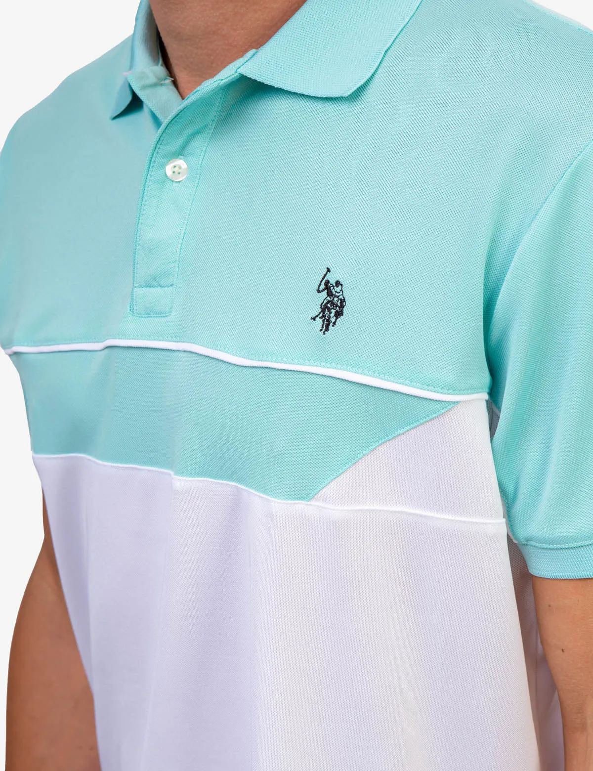 PIQUE COLORBLOCK POLO SHIRT sold by U.S. Polo Assn. product image thumbnail 5