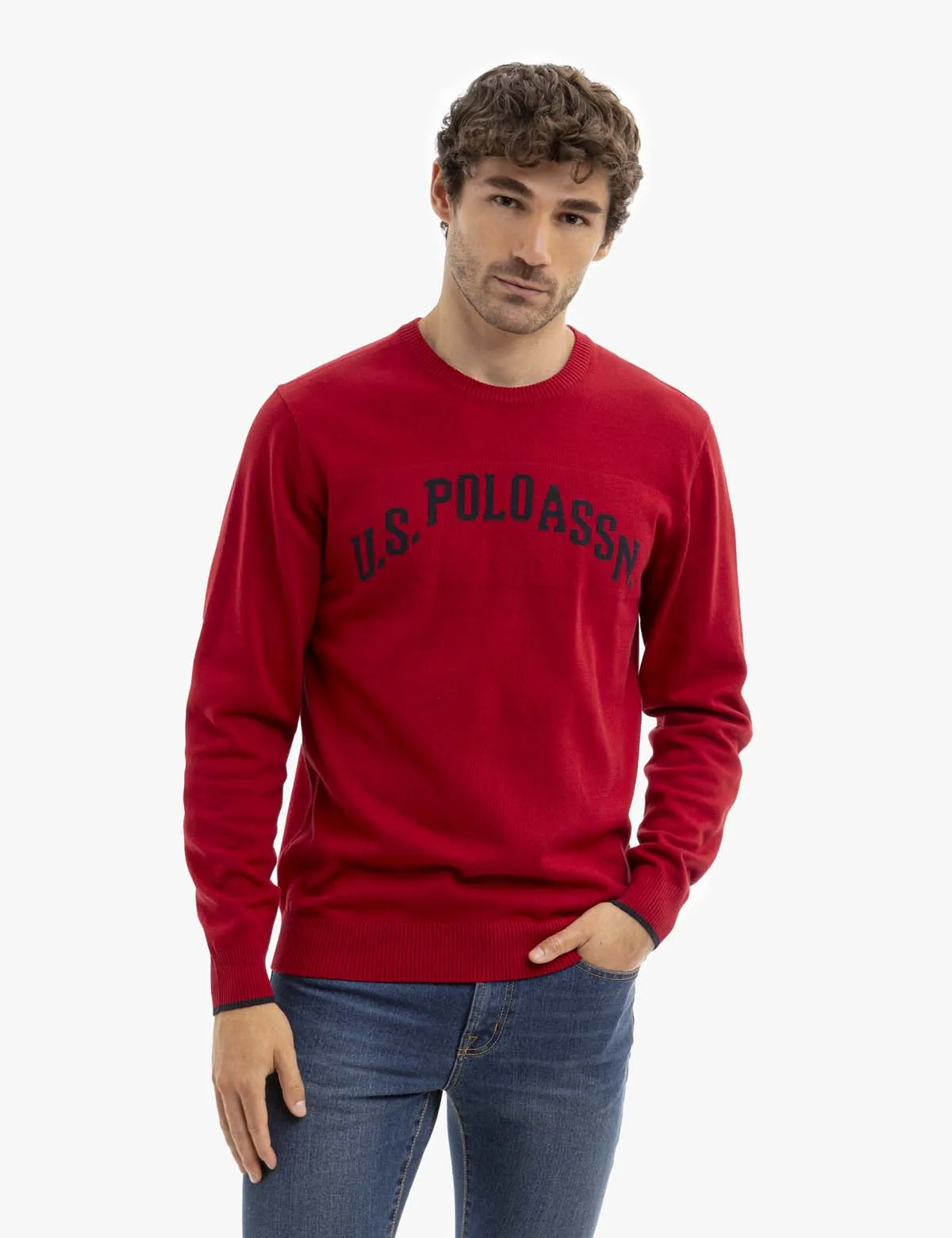 U.S. POLO ASSN. CHEST LOGO SWEATER sold by U.S. Polo Assn. product image thumbnail 4