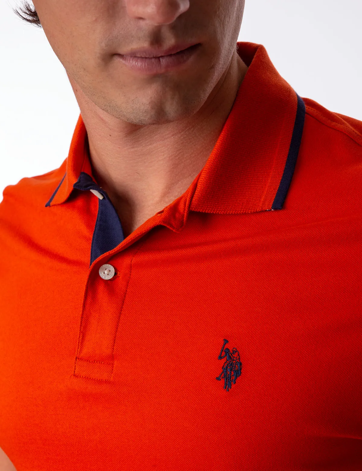 SLIM FIT STRETCH PIQUE POLO SHIRT sold by U.S. Polo Assn. product image thumbnail 3