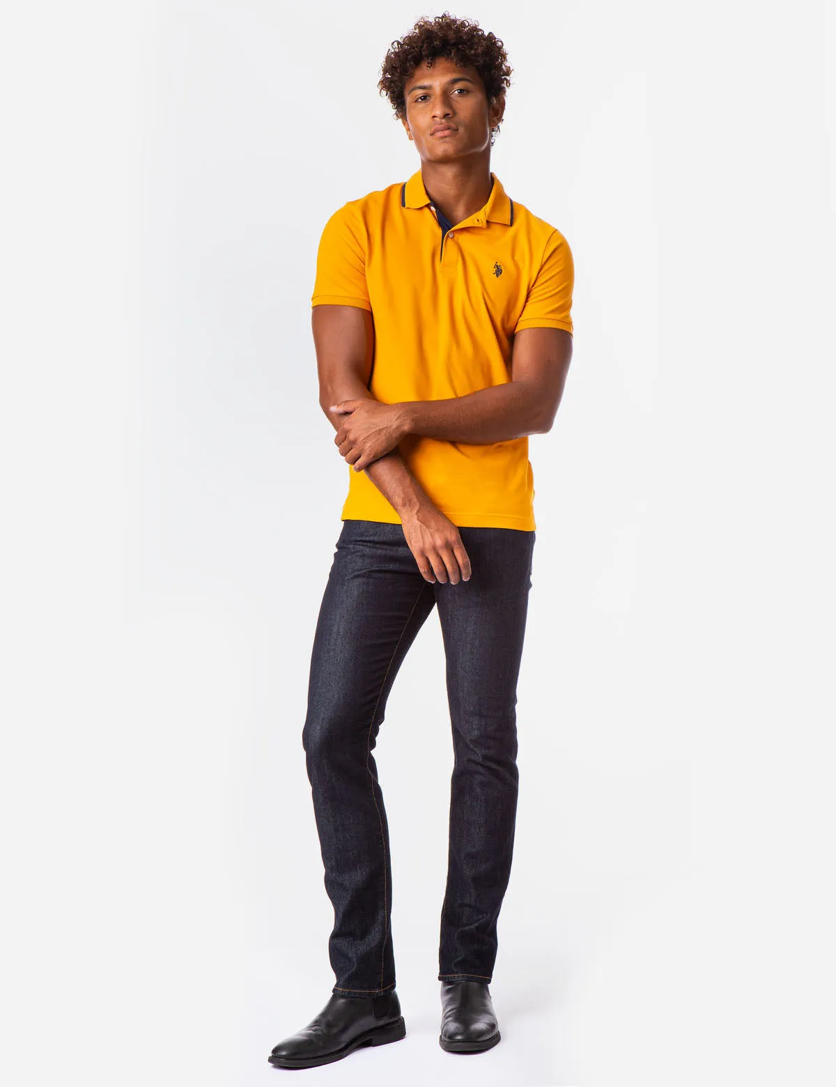 SLIM FIT STRETCH PIQUE POLO SHIRT sold by U.S. Polo Assn. product image thumbnail 5