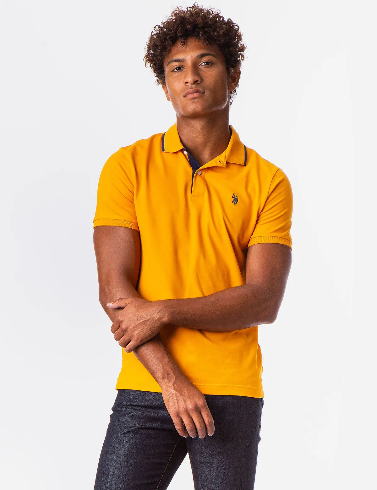SLIM FIT STRETCH PIQUE POLO SHIRT sold by U.S. Polo Assn. product image thumbnail 4