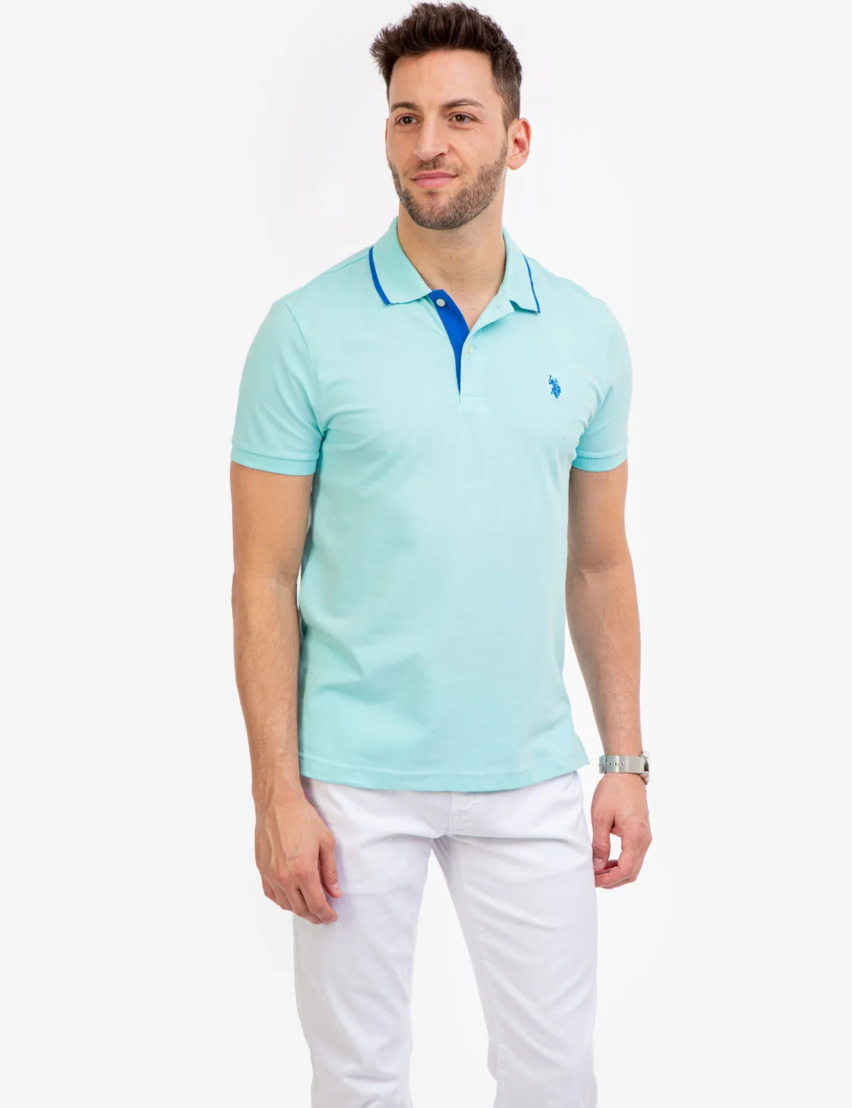 SLIM FIT STRETCH PIQUE POLO SHIRT sold by U.S. Polo Assn. product image thumbnail 5
