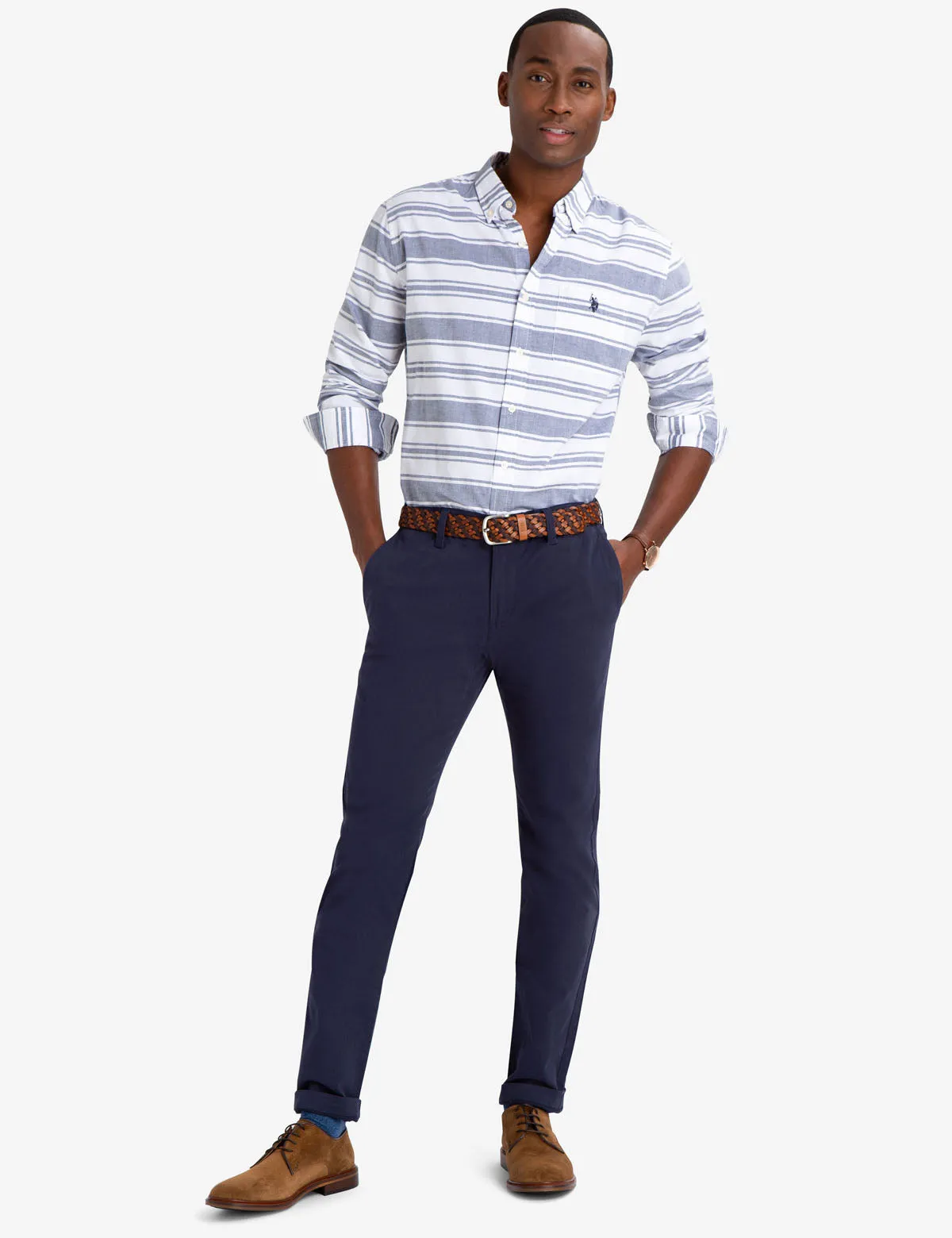 BLACK MALLET CLASSIC FIT HORIZONTAL STRIPE SHIRT sold by U.S. Polo Assn. product image thumbnail 2
